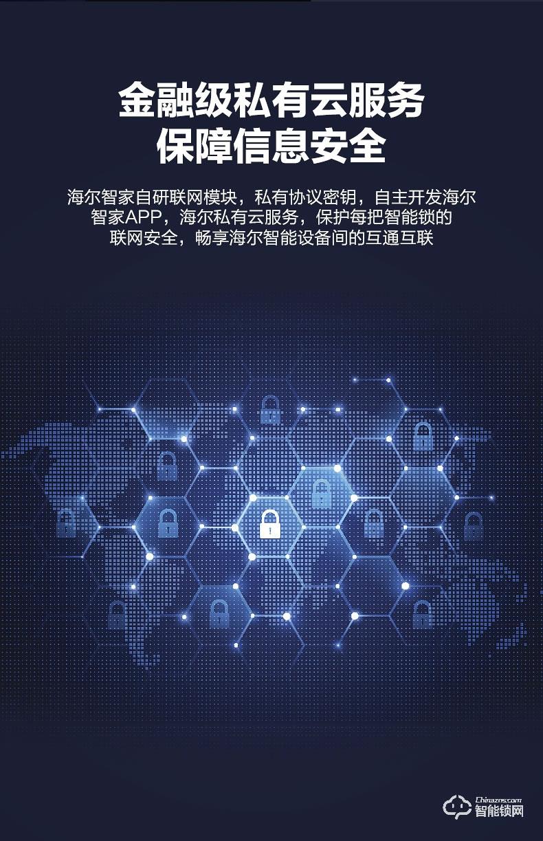 海爾智能鎖 P18推拉式家用防盜門(mén)全自動(dòng)智能鎖