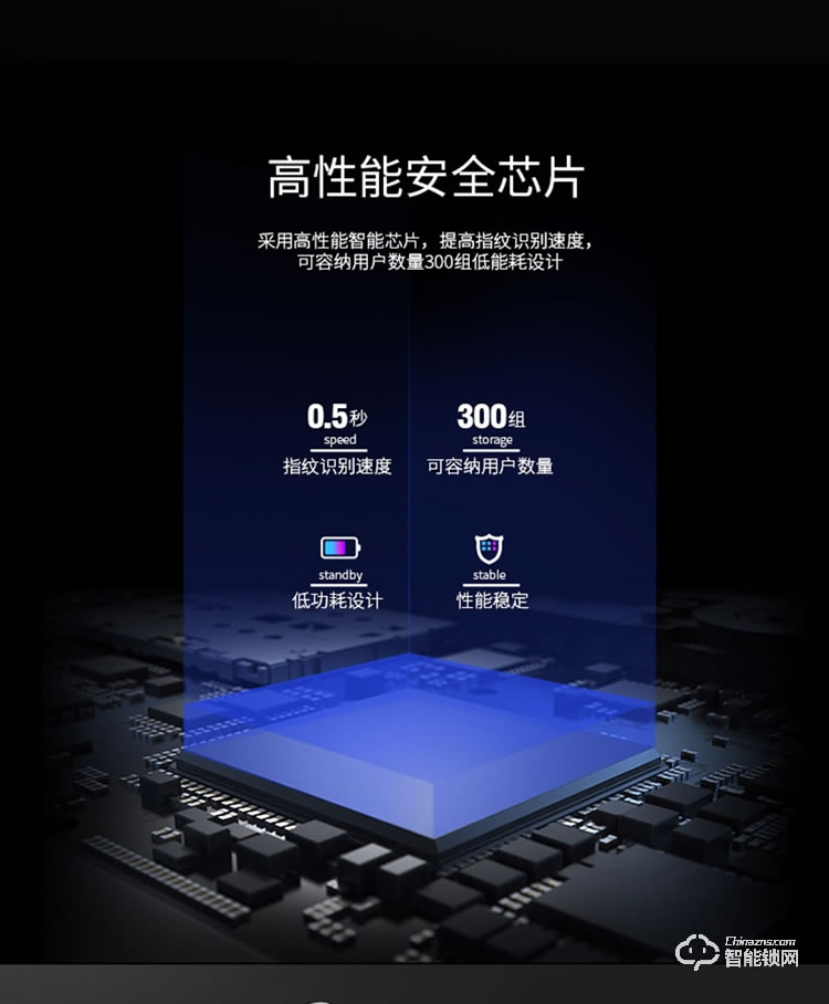 皇家金盾智能鎖 S600免開孔辦公室玻璃門鎖