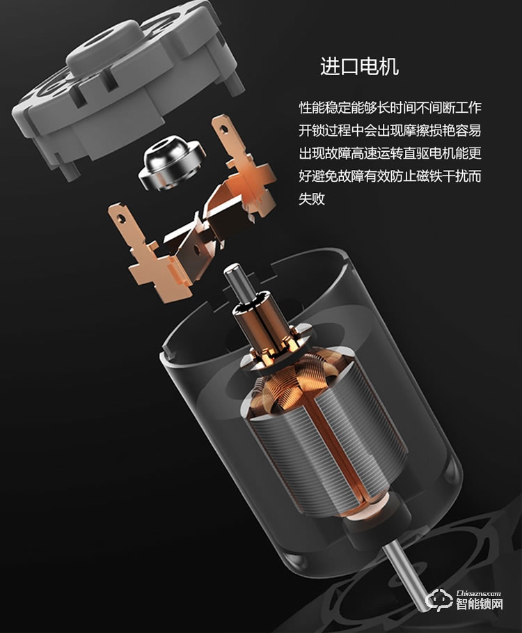 皇家金盾智能鎖 S600免開孔辦公室玻璃門鎖