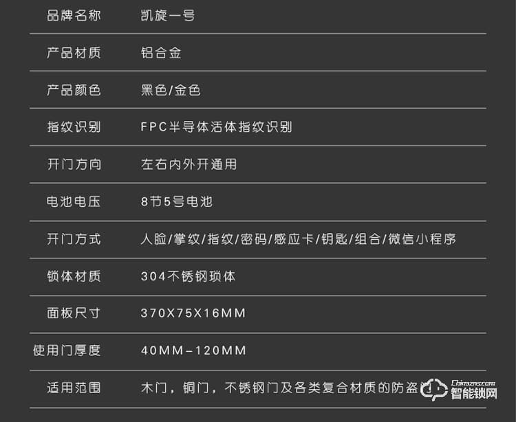 皇家金盾智能鎖 R50(凱旋一號(hào))人臉識(shí)別家用智能門電子鎖