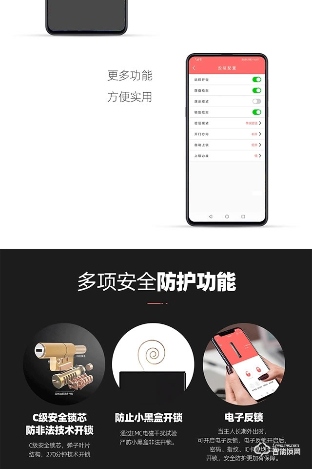 保仕盾智能鎖 Q1pro全自動帶監(jiān)控攝像可視門鈴智能鎖