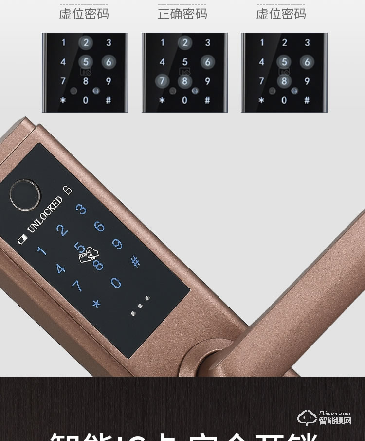 樂固智能鎖 M2辦公家用房間門指紋門鎖