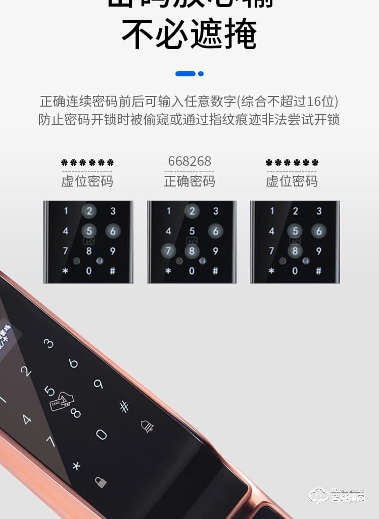 樂固智能鎖 P8全自動指紋密碼磁卡電子門鎖