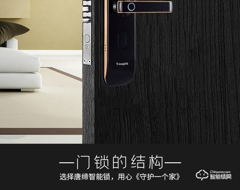 唐締智能鎖 YX01時(shí)尚直板密碼鎖智能門鎖