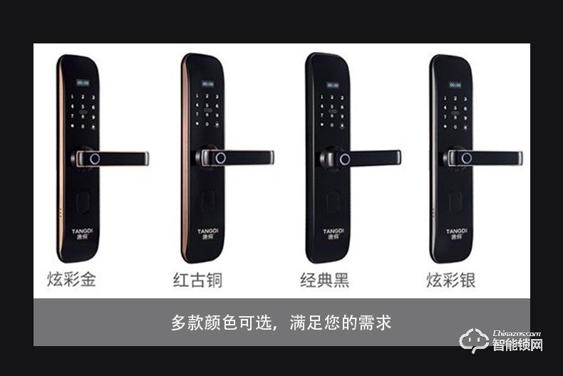 唐締智能鎖 YX01時(shí)尚直板密碼鎖智能門鎖