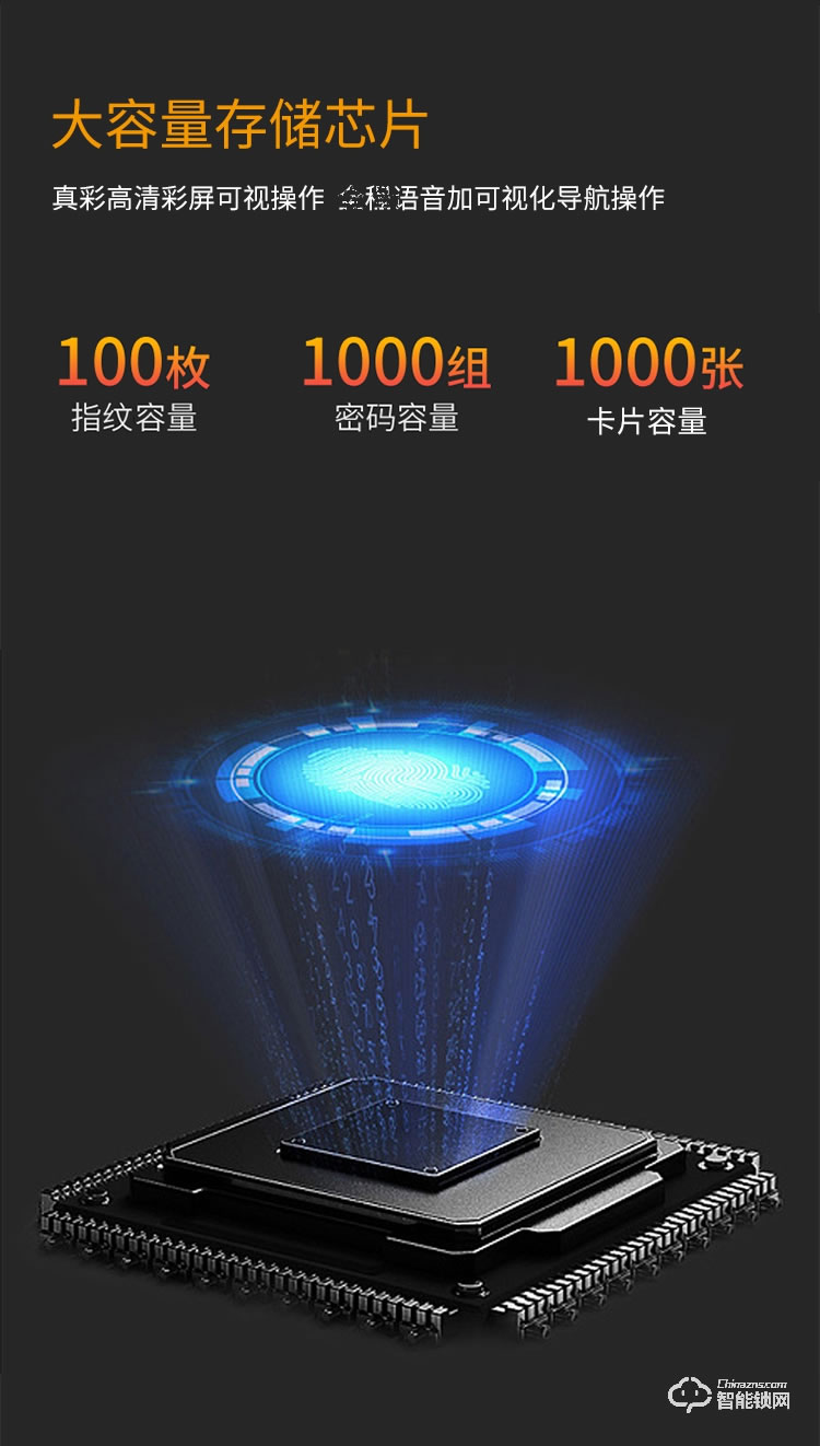 科桔智能鎖 B500/600辦公室門鎖免開孔密碼門鎖