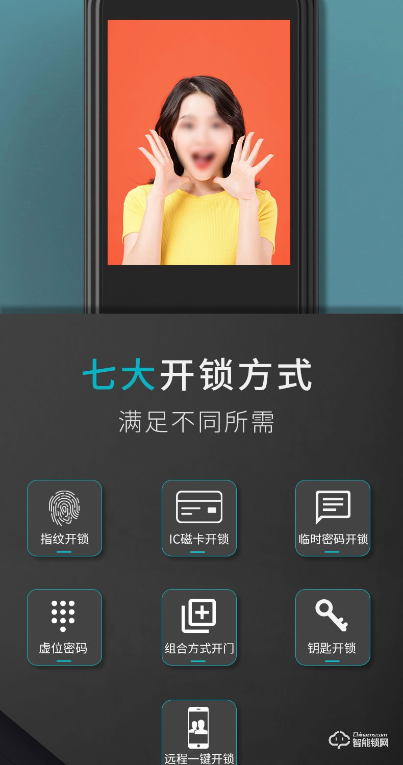 安嘉智能鎖 AN-X9全自動可視貓眼智能鎖