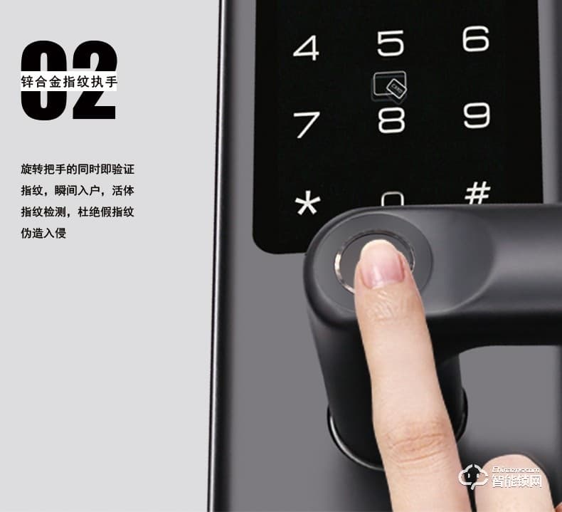 菲斯格樂智能鎖 6851家用防盜門智能門鎖