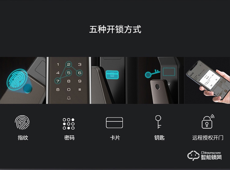 TCL智能鎖 K1S-W推拉式防盜門智能門鎖密碼鎖