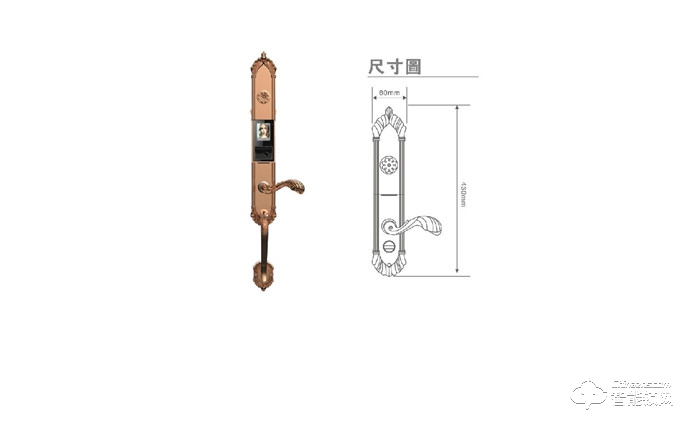 富瑞邦智能鎖 人臉識別全自動智能鎖指紋鎖