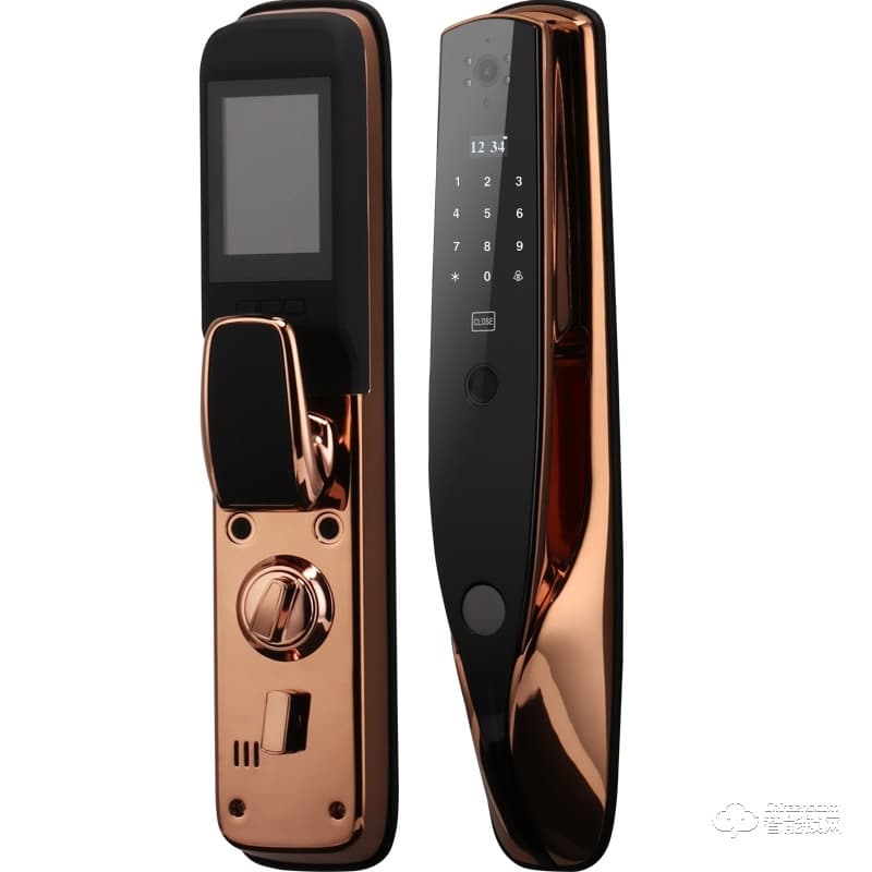 火車頭智能鎖 可視貓眼電子智能指紋鎖