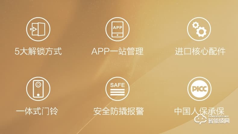 九牧智能鎖 ELB26家用防盜門密碼電子門鎖