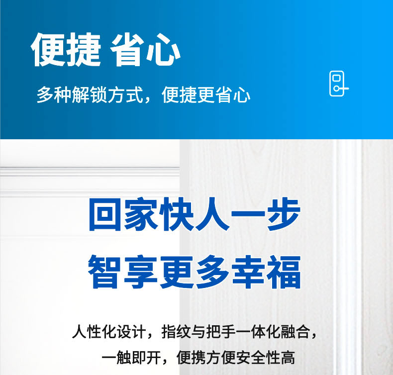 麥爾思智能鎖 R8人臉識別全自動智能指紋鎖