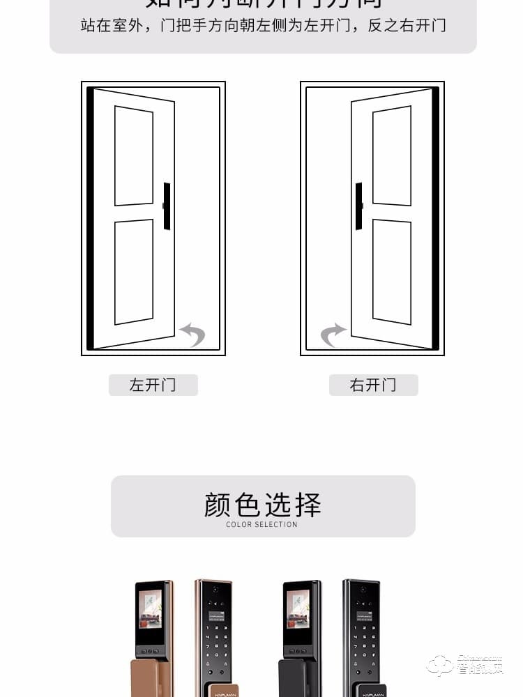 凱普曼智能鎖 K8防盜門智能門鎖密碼鎖