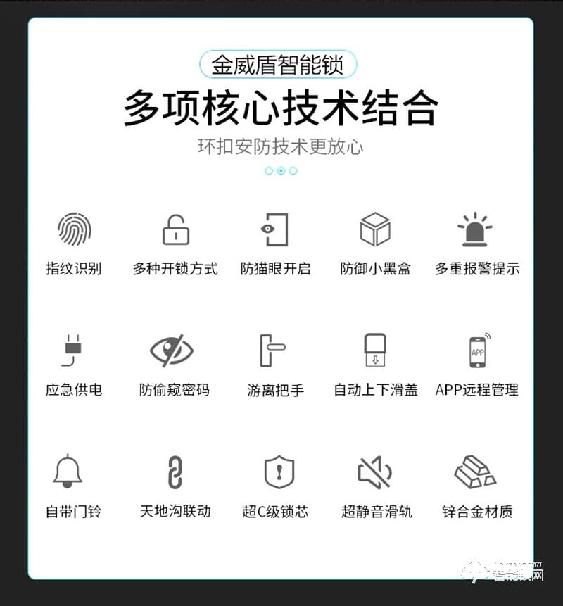 安耐智能鎖 A30家用智能鎖