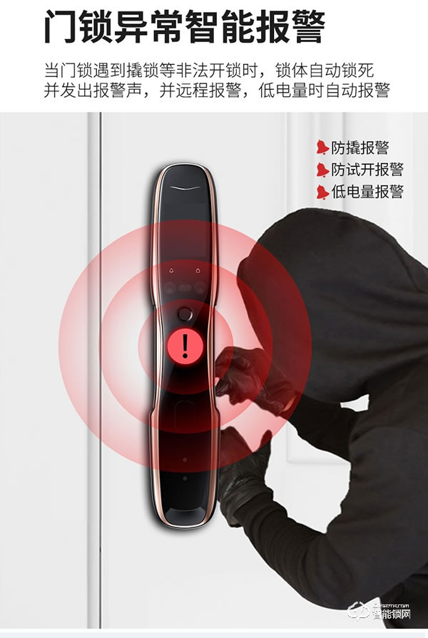 凌振智能鎖 凌振人臉識別智能鎖