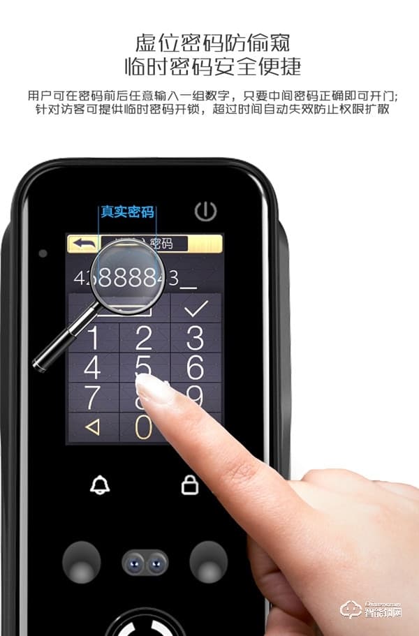 凌振智能鎖 家用全自動(dòng)人臉識(shí)別智能鎖