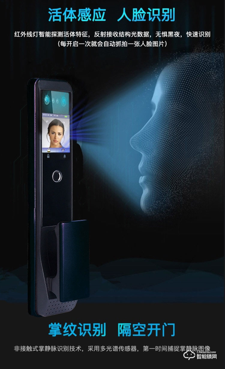 大鵝智能鎖 可視貓眼全自動智能鎖