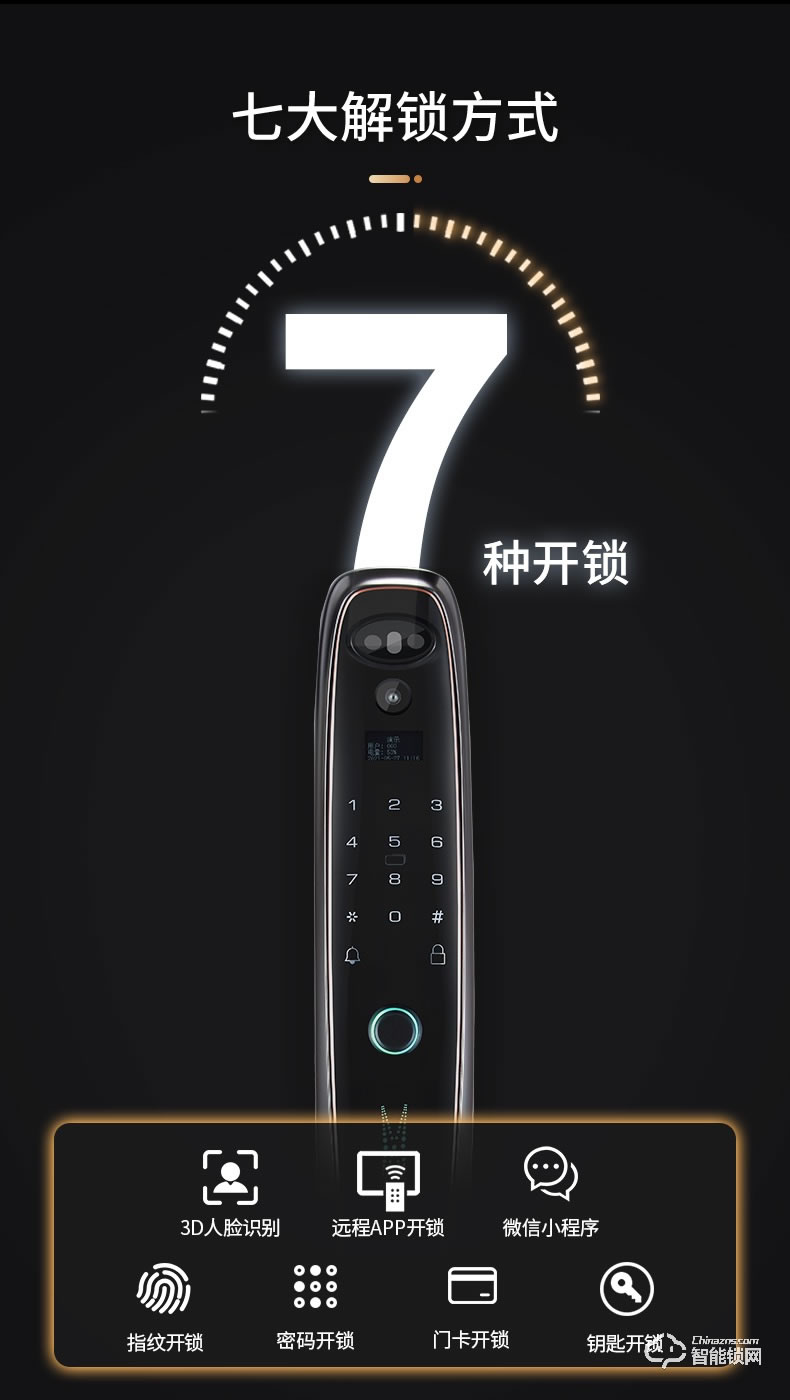 鎖先森K22智能鎖 瑞典FPC半導體