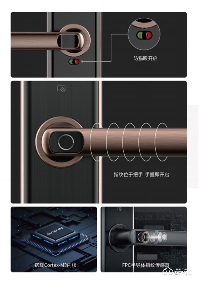 頂固安全智能鎖W2a 半導體指紋傳感器