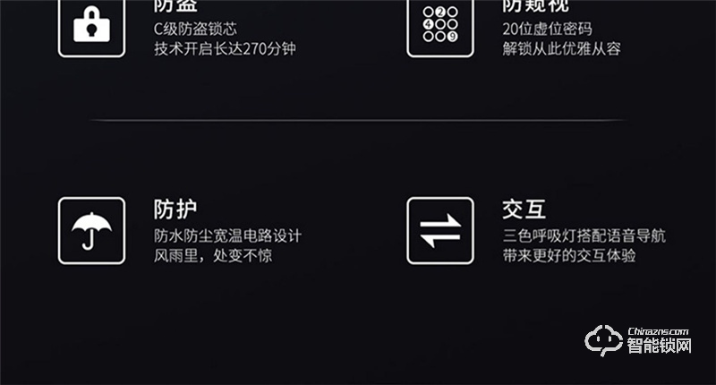 亞太天能A5全自動指紋鎖 門內外雙芯升級