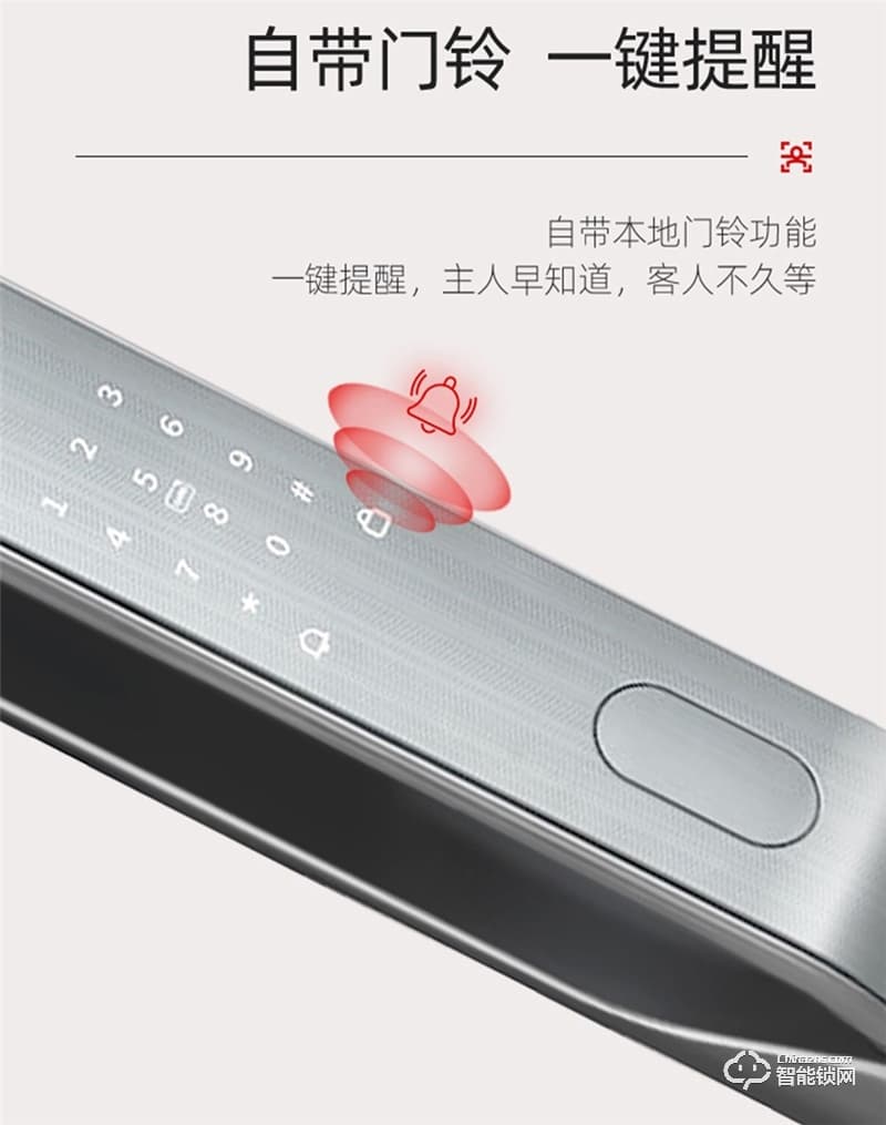 洛克曼S15-2智能鎖3D人臉識別 手機(jī)APP遠(yuǎn)程抓拍
