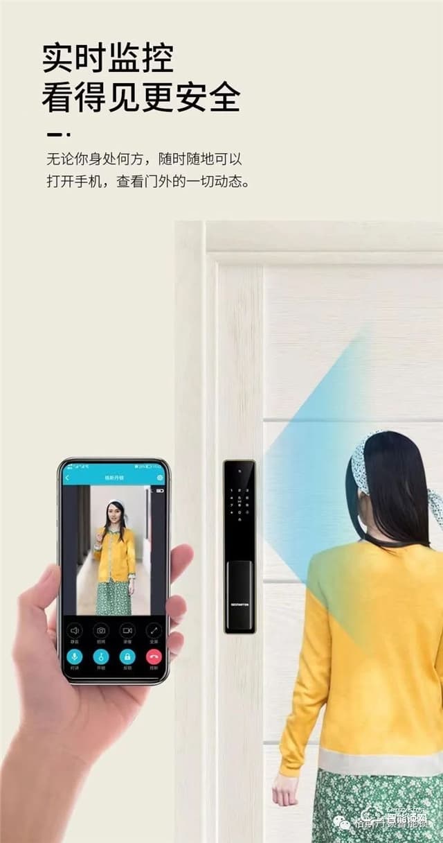 格斯丹頓智能鎖 F8視頻監(jiān)控云鎖