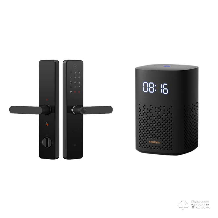 小米智能門鎖1S(黑色)+小米小愛音箱Play(增強版)