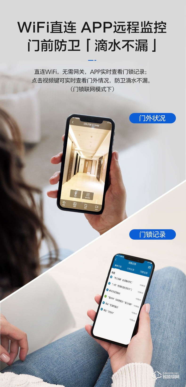 飛利浦智能鎖DDL708-V 貓眼視頻鎖全自動指紋鎖