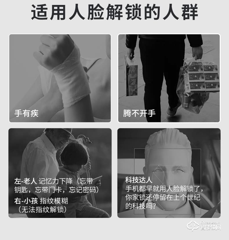 凱迪仕智能鎖 K9-F指紋鎖3D人臉識別密碼鎖