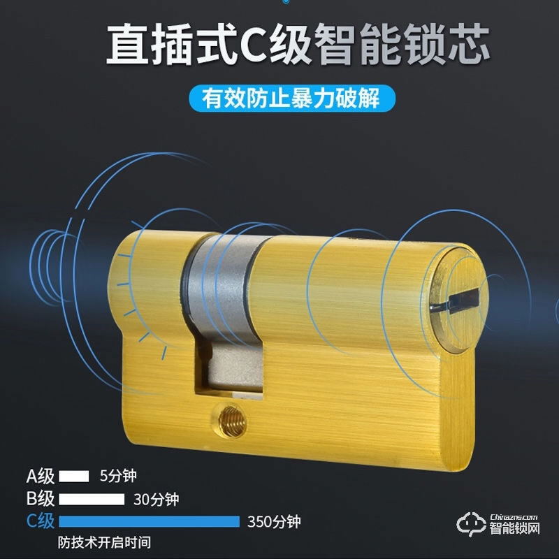 科熊V7智能鎖 電子貓眼抓拍密碼鎖