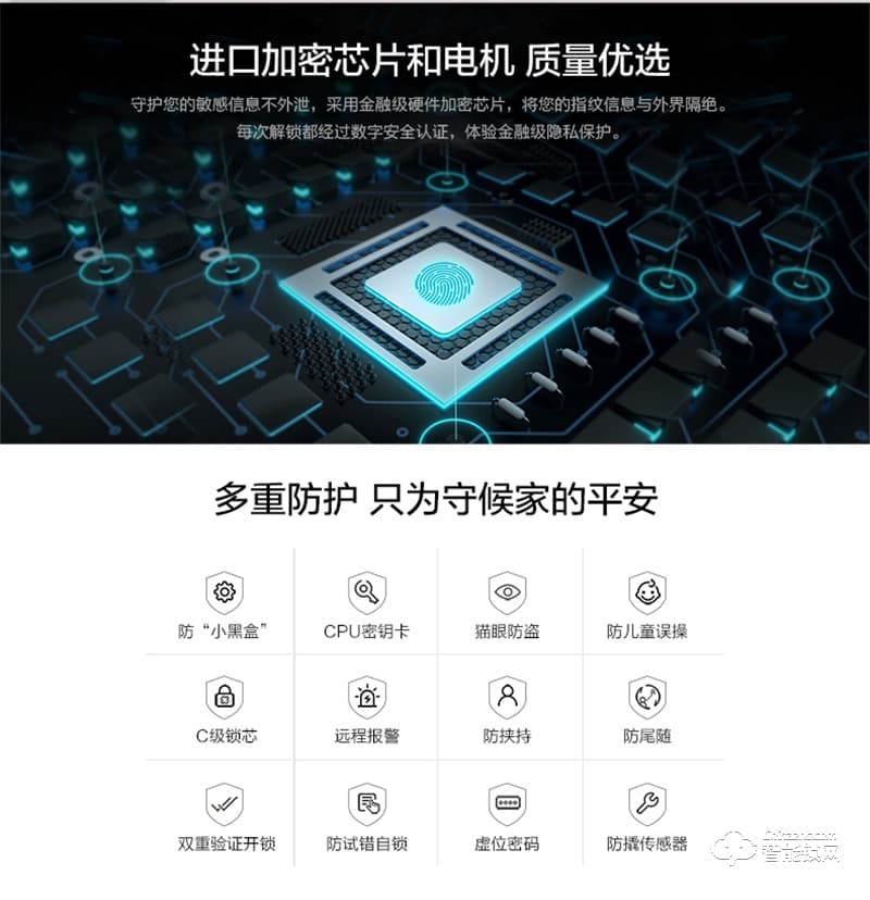 聯想F1 PLUS 3D人臉識別智能鎖防盜門指紋鎖遠程智控