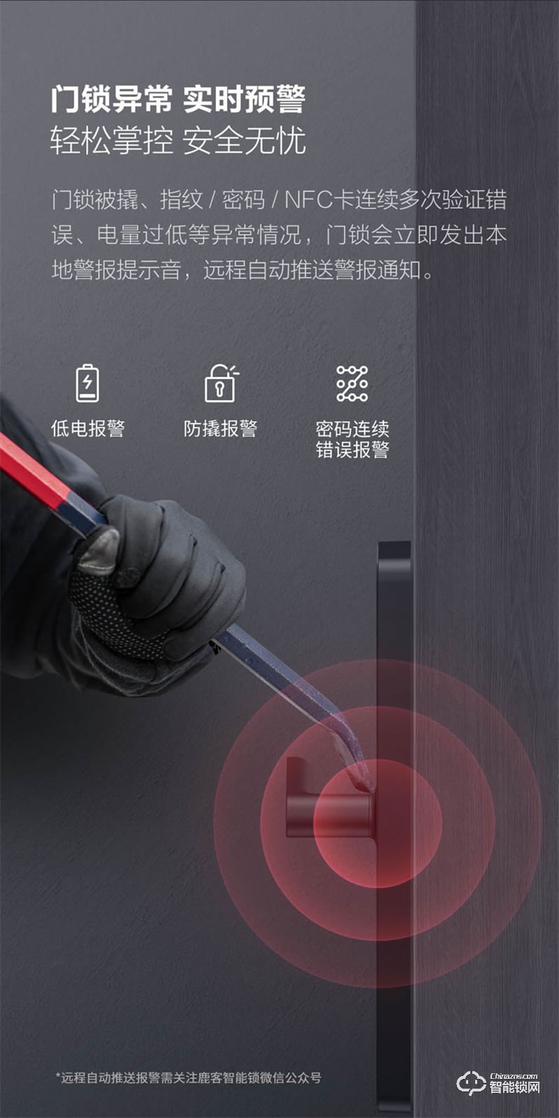 鹿客智能鎖x3 指紋鎖防盜門鎖