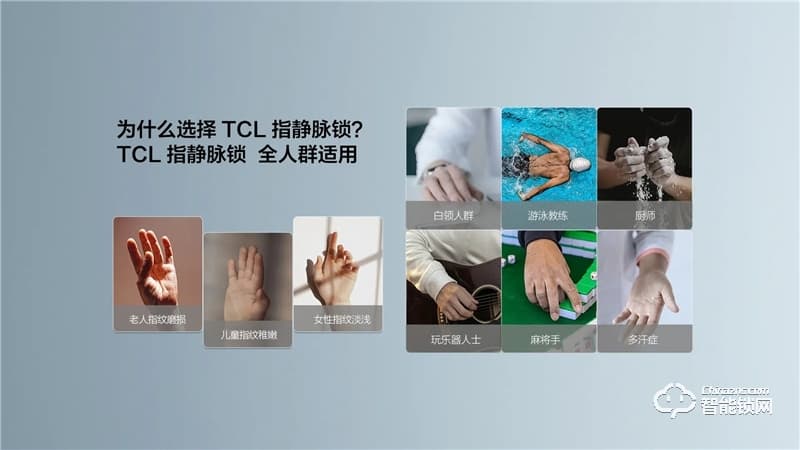 TCL指靜脈全自動智能鎖P10 家用防盜門鎖