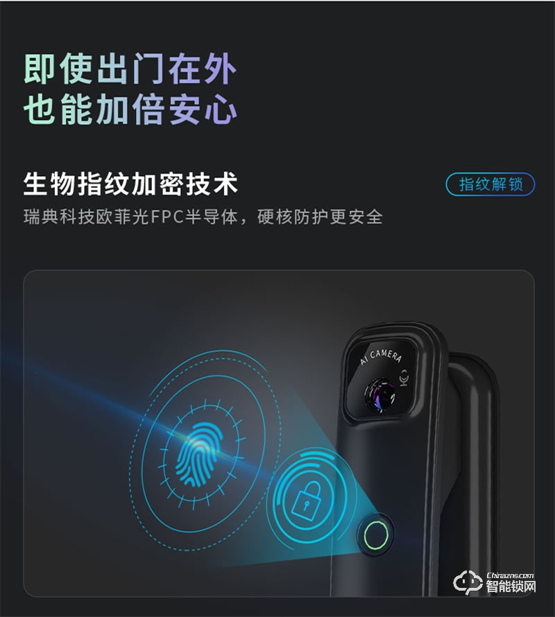 因碩智能鎖C05K 家用防盜門(mén)密碼鎖
