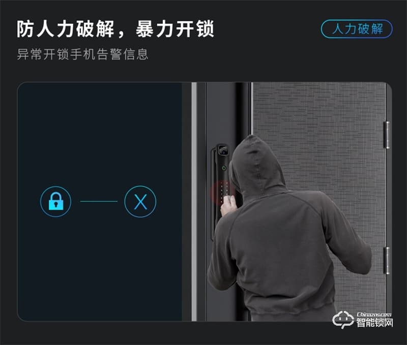 因碩智能鎖C05K 家用防盜門(mén)密碼鎖