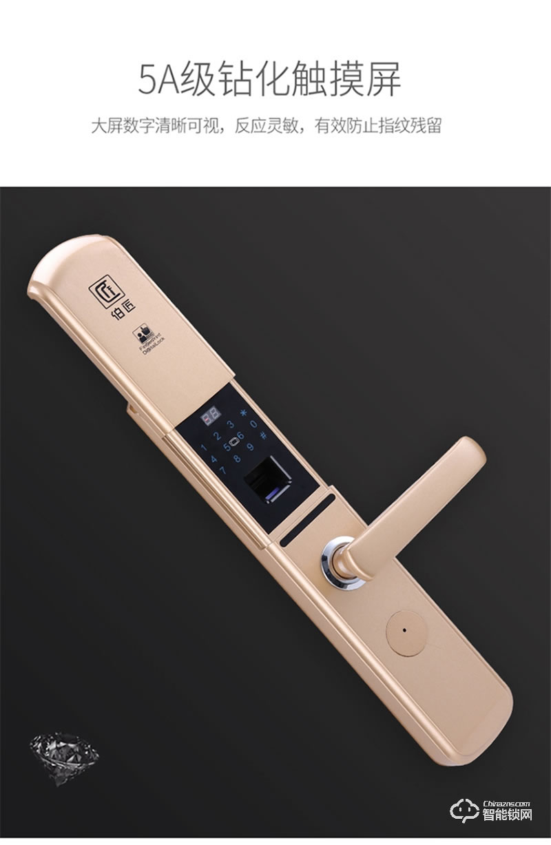 伯匠BJ-102智能鎖  全自動(dòng)智能鎖家用鎖