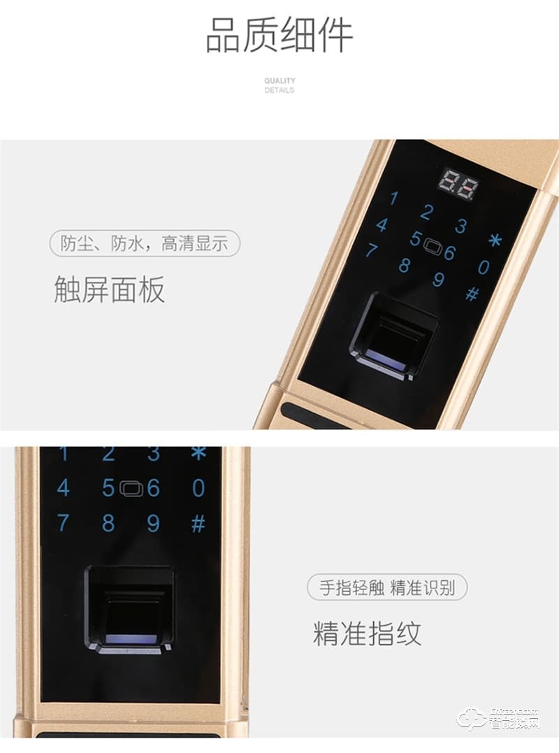 伯匠BJ-102智能鎖  全自動(dòng)智能鎖家用鎖