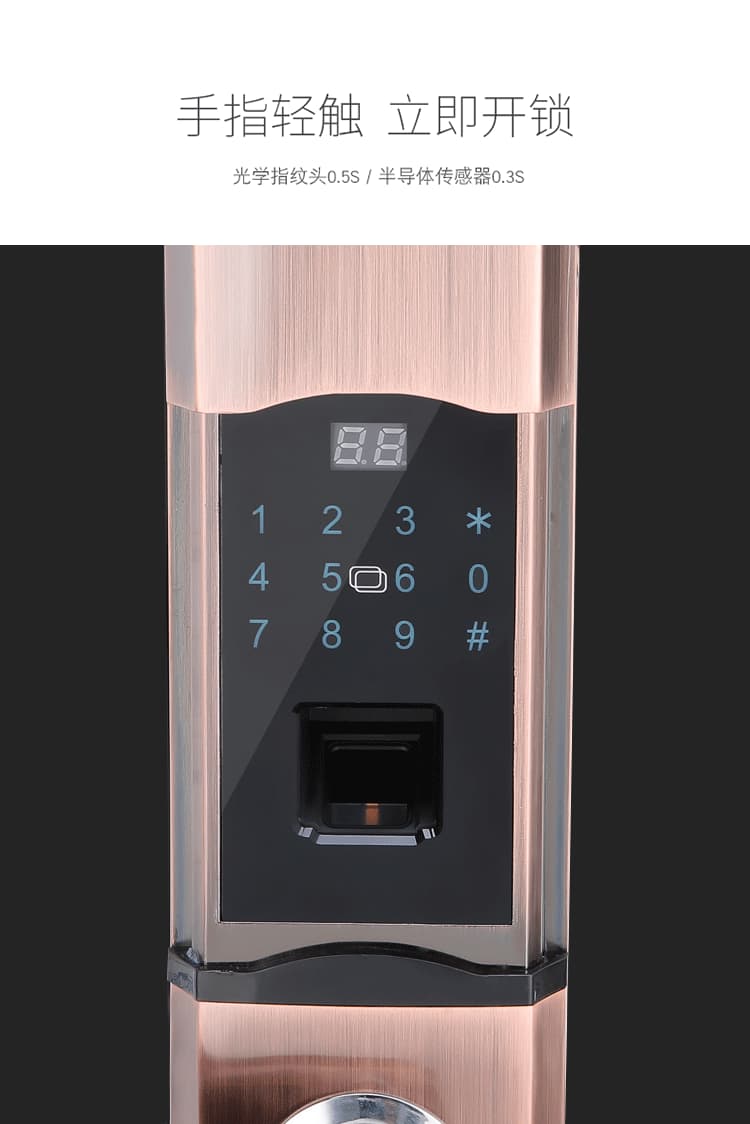 伯匠BJ-201智能鎖 家用密碼電子鎖