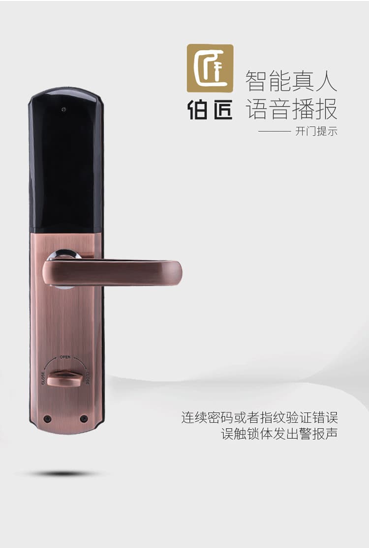 伯匠BJ-201智能鎖 家用密碼電子鎖
