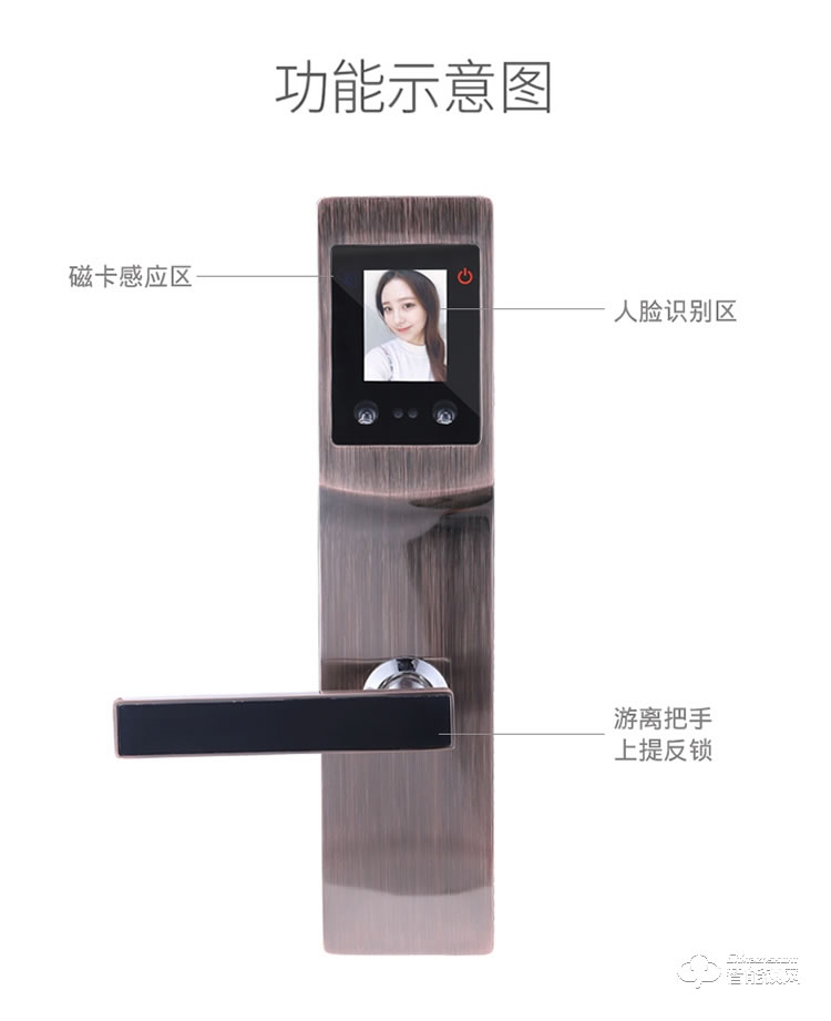 伯匠BJ-601智能鎖 家用門鎖防盜電子鎖