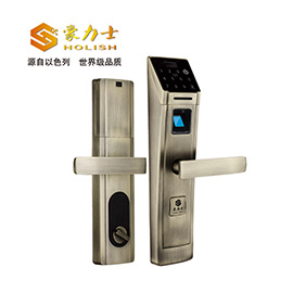 豪力士智能鎖指紋鎖 D5688F家用防盜門(mén)密碼磁卡感應(yīng)電子鎖