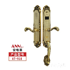 安唯萊智能鎖 全銅智能指紋鎖 家用防盜密碼刷卡鎖