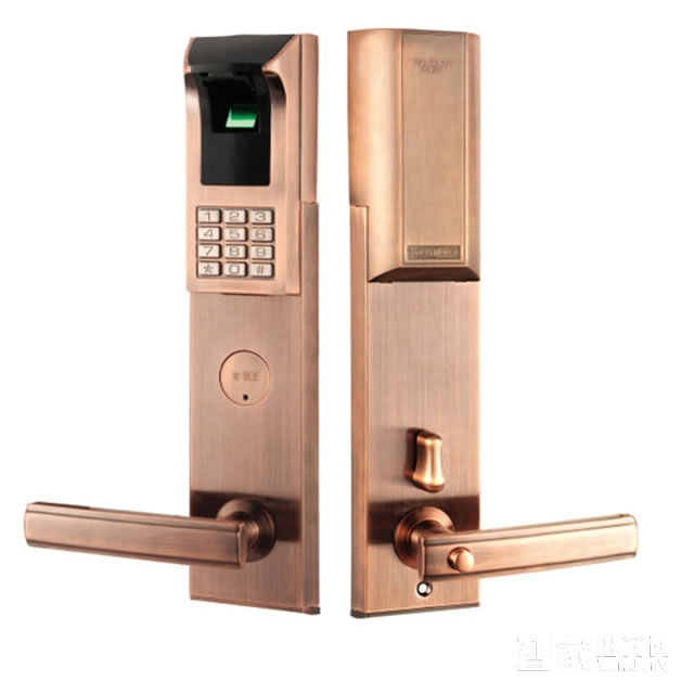 貝爾思特滑蓋指紋密碼鎖 家用感應磁卡鎖