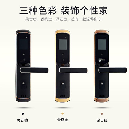 名門人臉識別全自動智能門鎖 家用防盜門電子鎖遠程開門電子門鎖F8