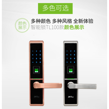 中控鋅合金智慧鎖TL100 家用電子防盜門密碼鎖