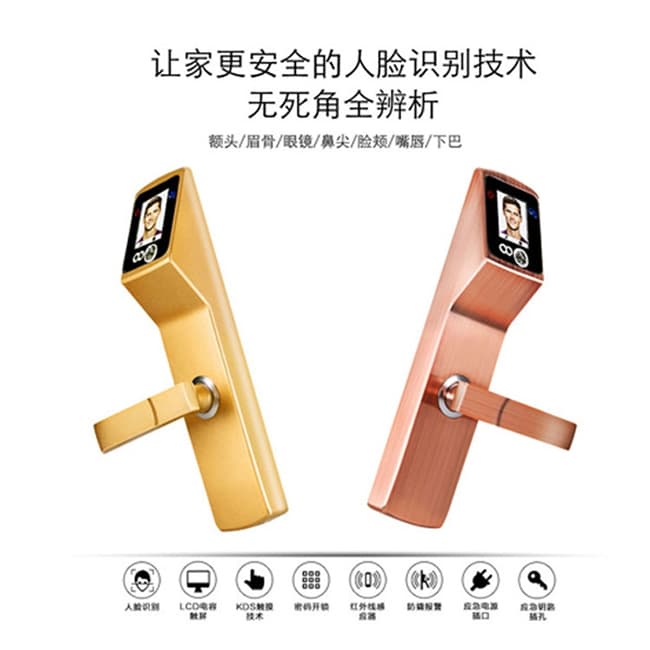 金仕維智能鎖 人臉識別門鎖 家用防盜門智能電子鎖