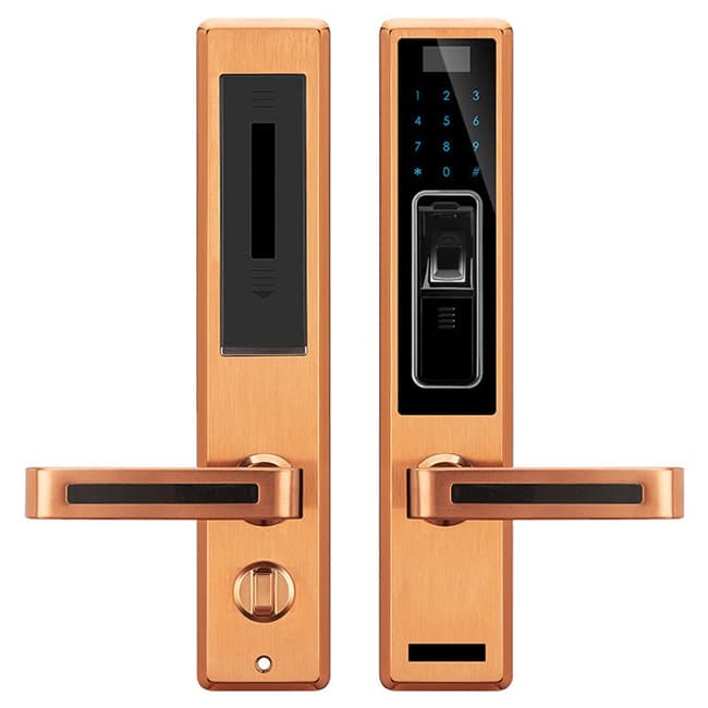 三力智能指紋密碼鎖 防盜門(mén)酒店鎖