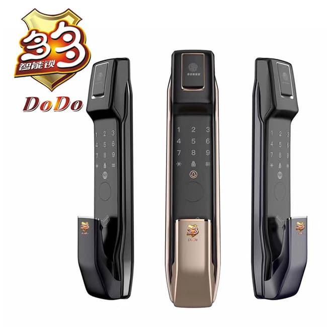 多多智能鎖 推拉式家用防盜門(mén)鎖 全自動(dòng)指紋鎖