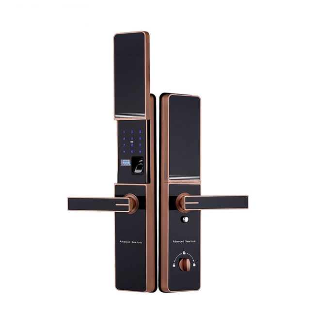 歐寶麗智能鎖 高檔智能感應卡鎖 滑蓋指紋密碼鎖